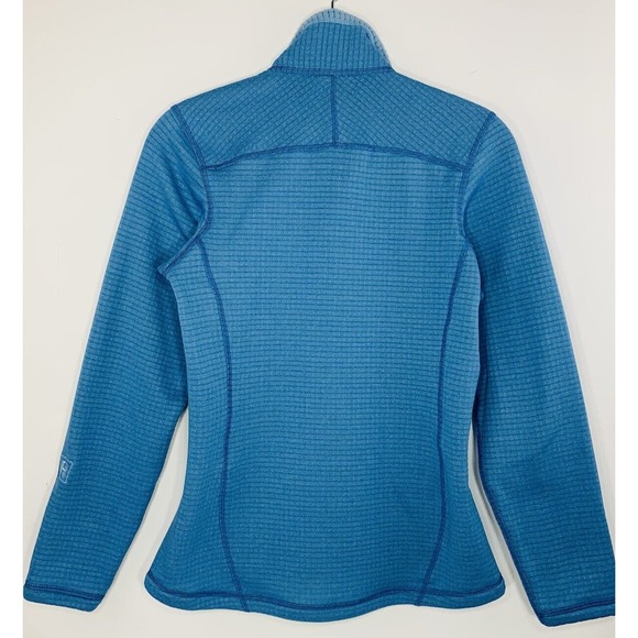 Patagonia R1 Regulator Jacket Women XS Light Blue Full Zip Polartec Waffle EUC - Picture 2 of 13